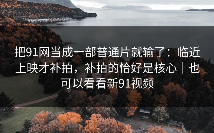 把91网当成一部普通片就输了：临近上映才补拍，补拍的恰好是核心｜也可以看看新91视频